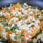 tofu scramble in pan