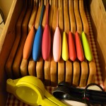 Komachi Knives in drawer