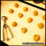 PB & J Thumbprint Cookies in Process