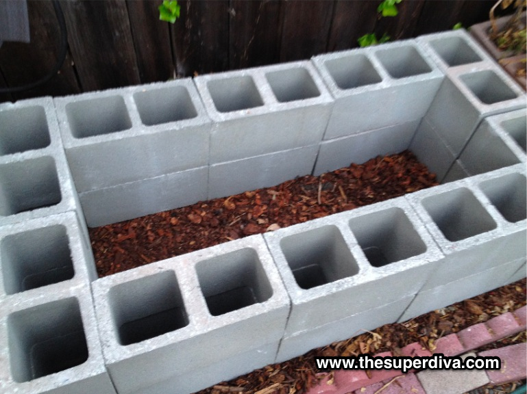 urban cinder block planter