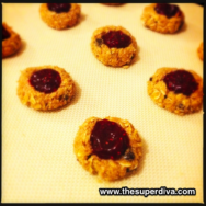 Foodie Monday:  No Bake Chocolate Chip Coconut PB & J Thumbprint Cookies