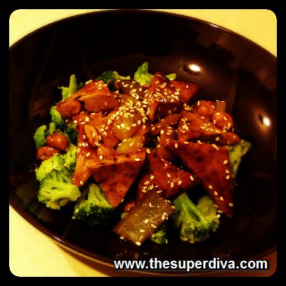 Foodie Monday: Sweet and Spicy Tofu or The superdiva’s Kung Pao Tofu